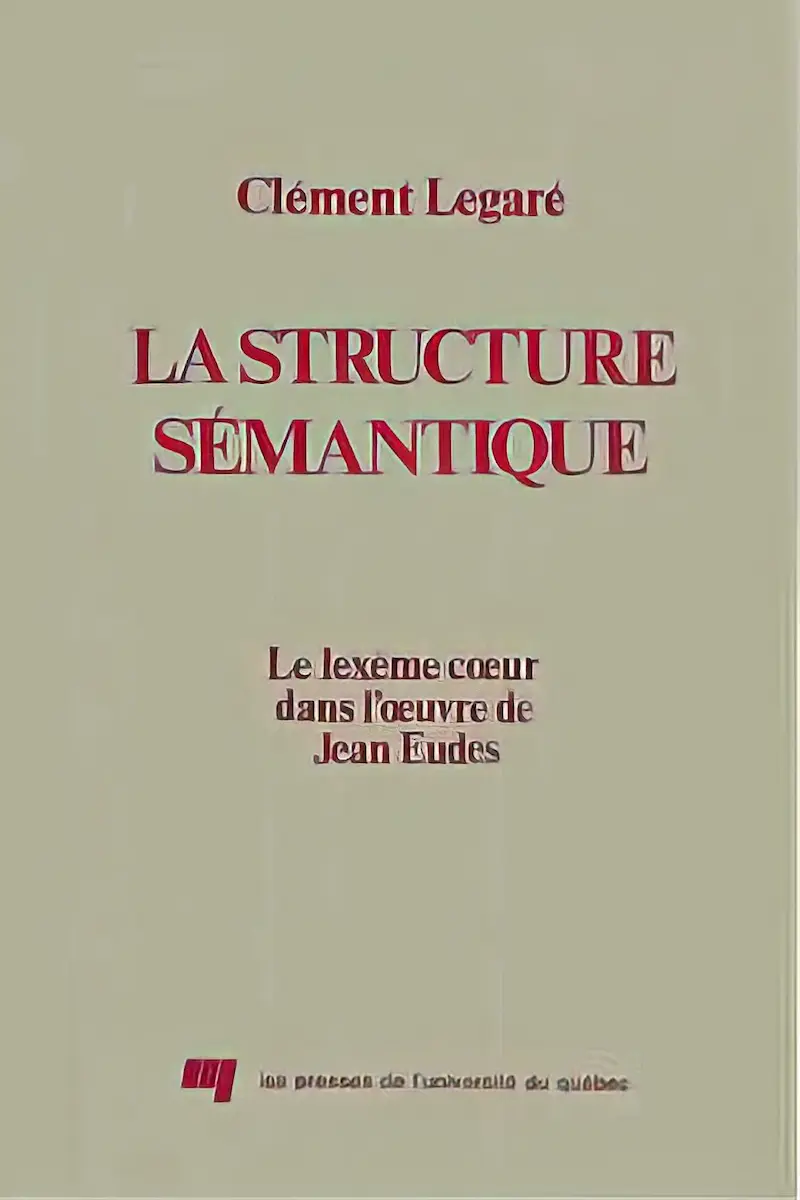 Copertina: La structure sémantique