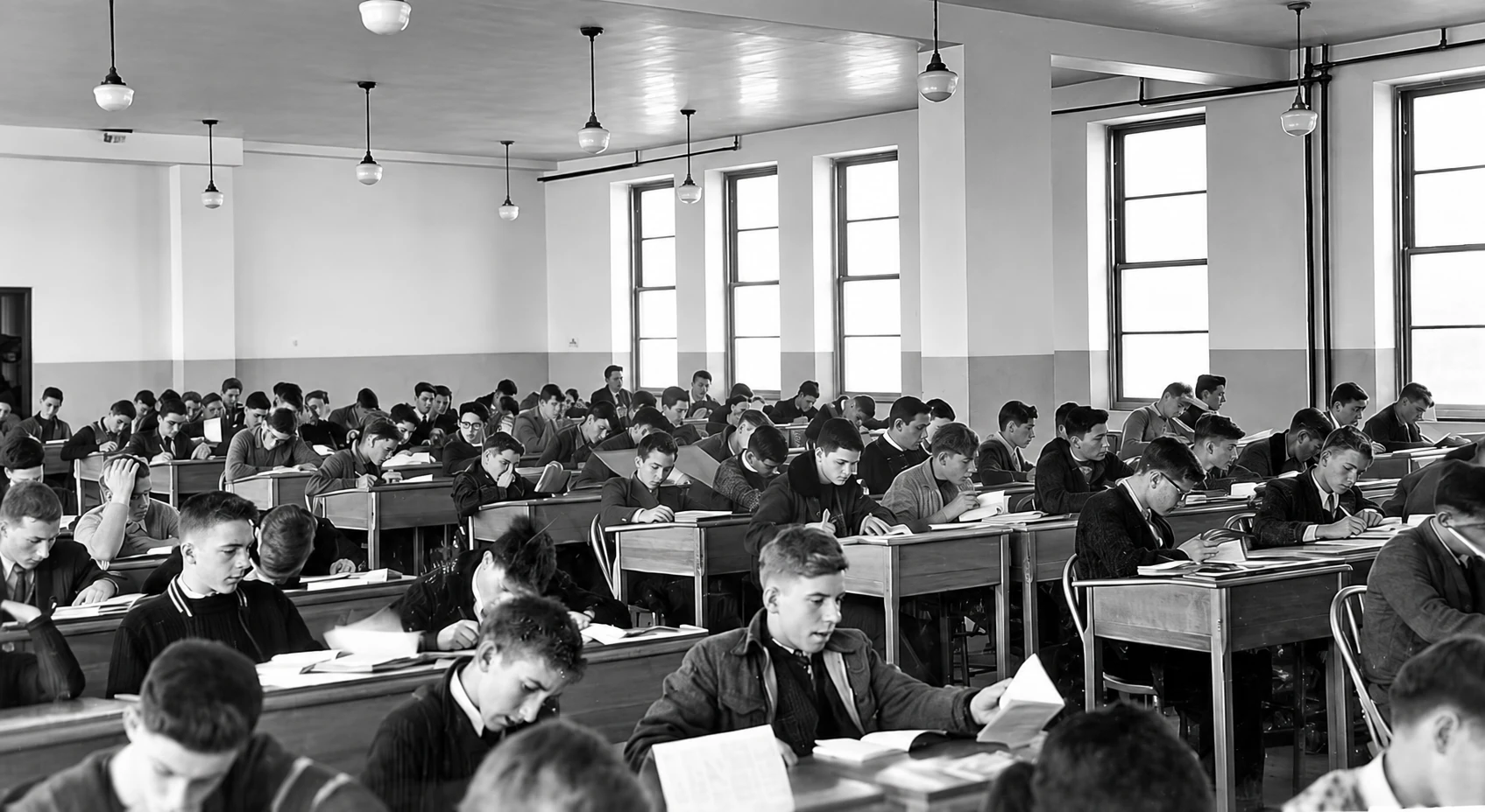 Study room in 1949