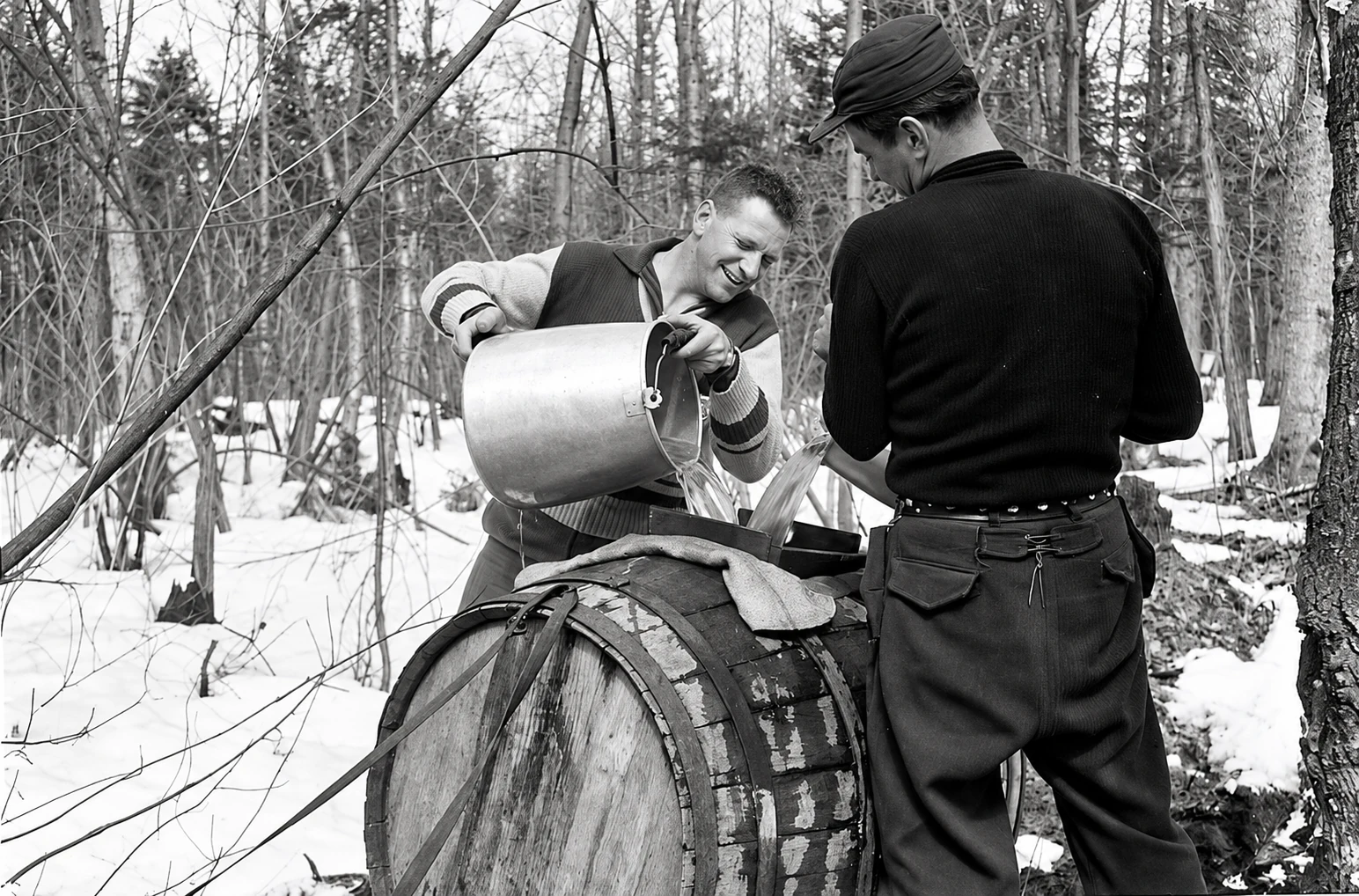 Partie de sucre en 1960