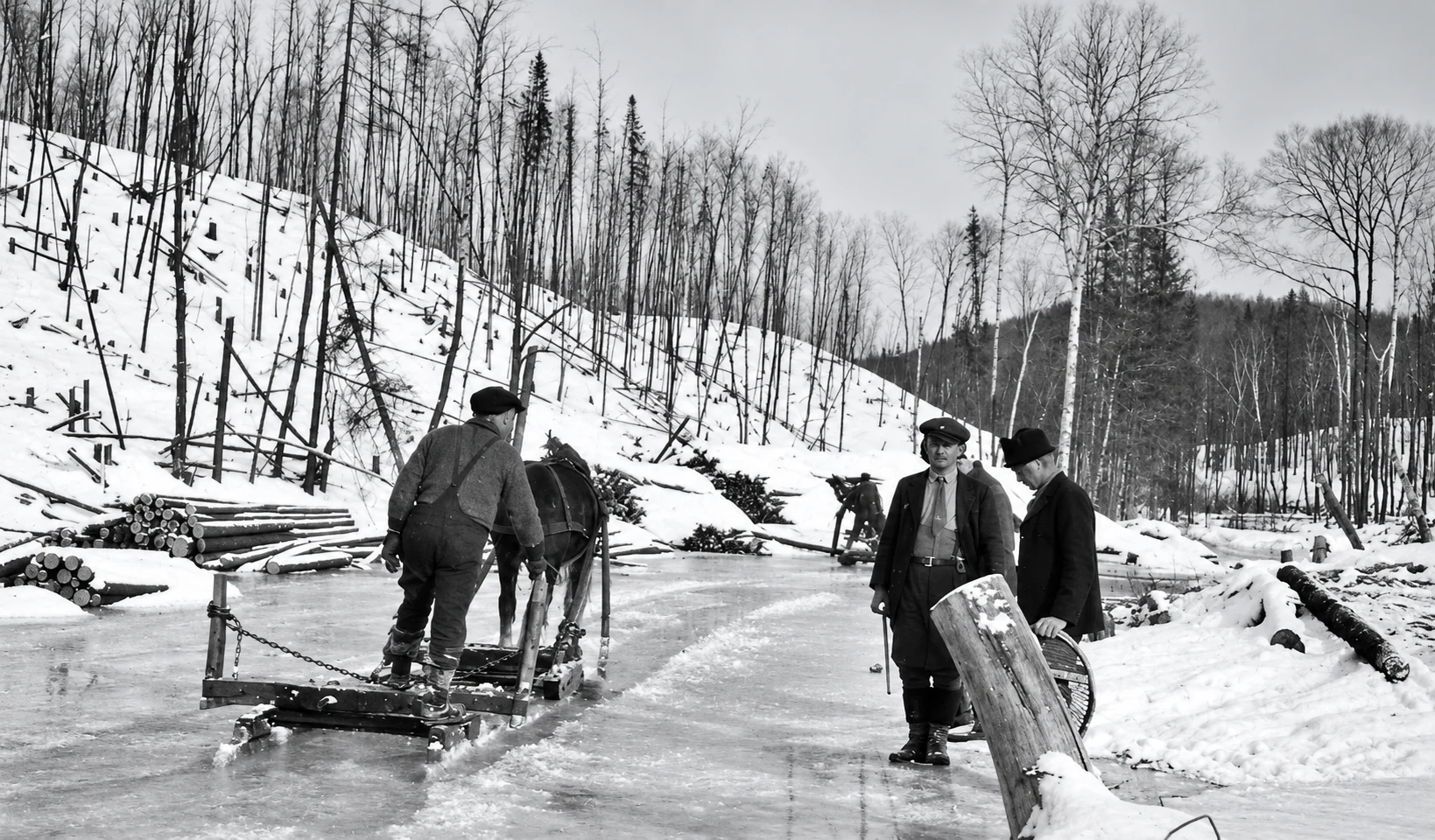 Photographie d’archives des chantiers de la Côte-Nord, image 2