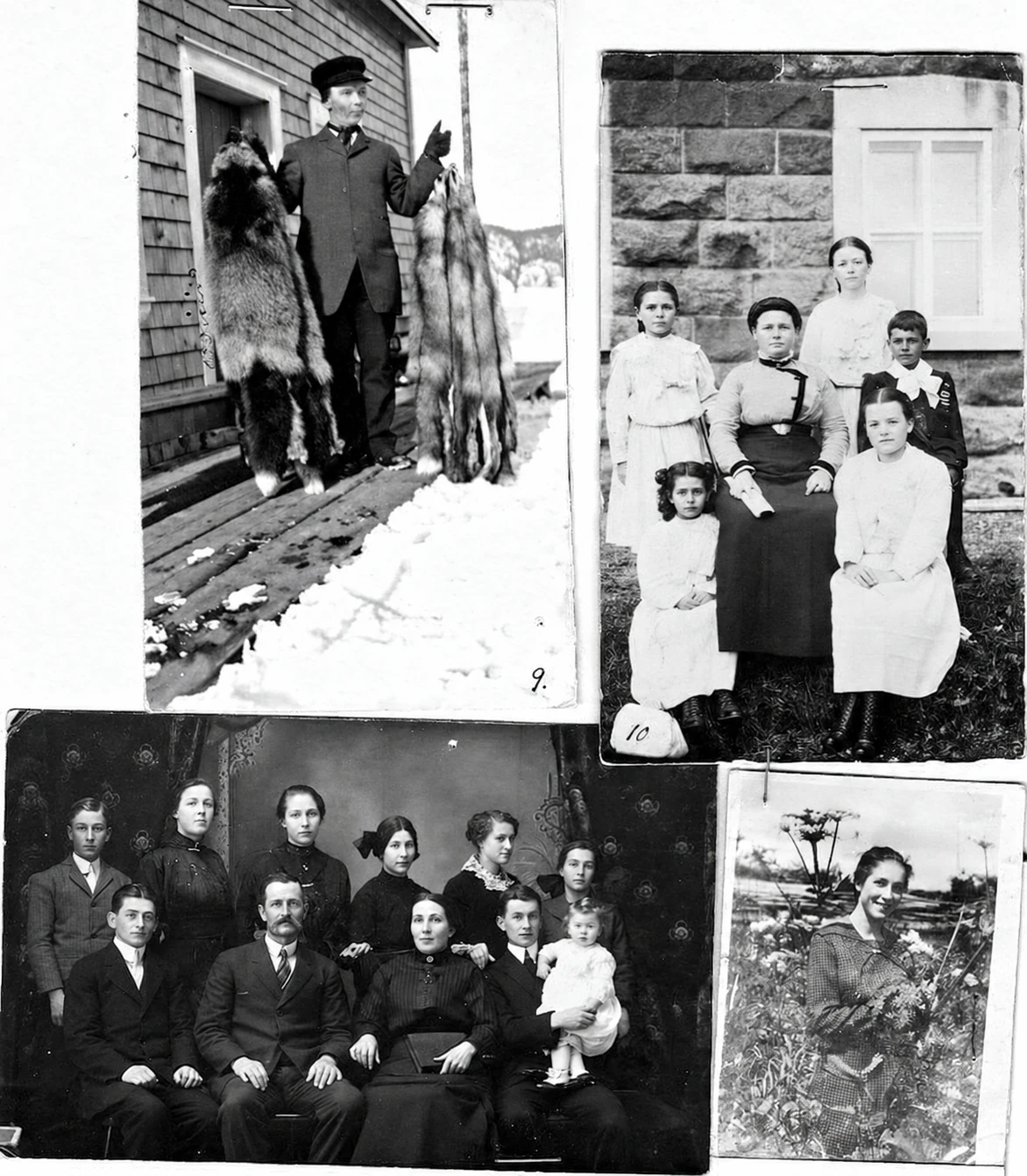 Mgr Labrie et sa famille