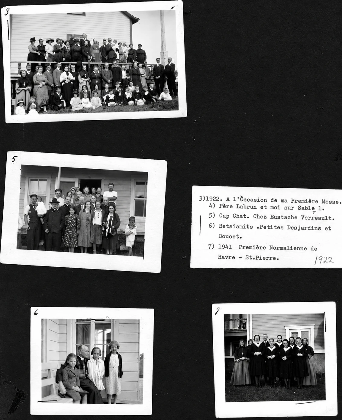 Photographie de famille avec Mgr Labrie