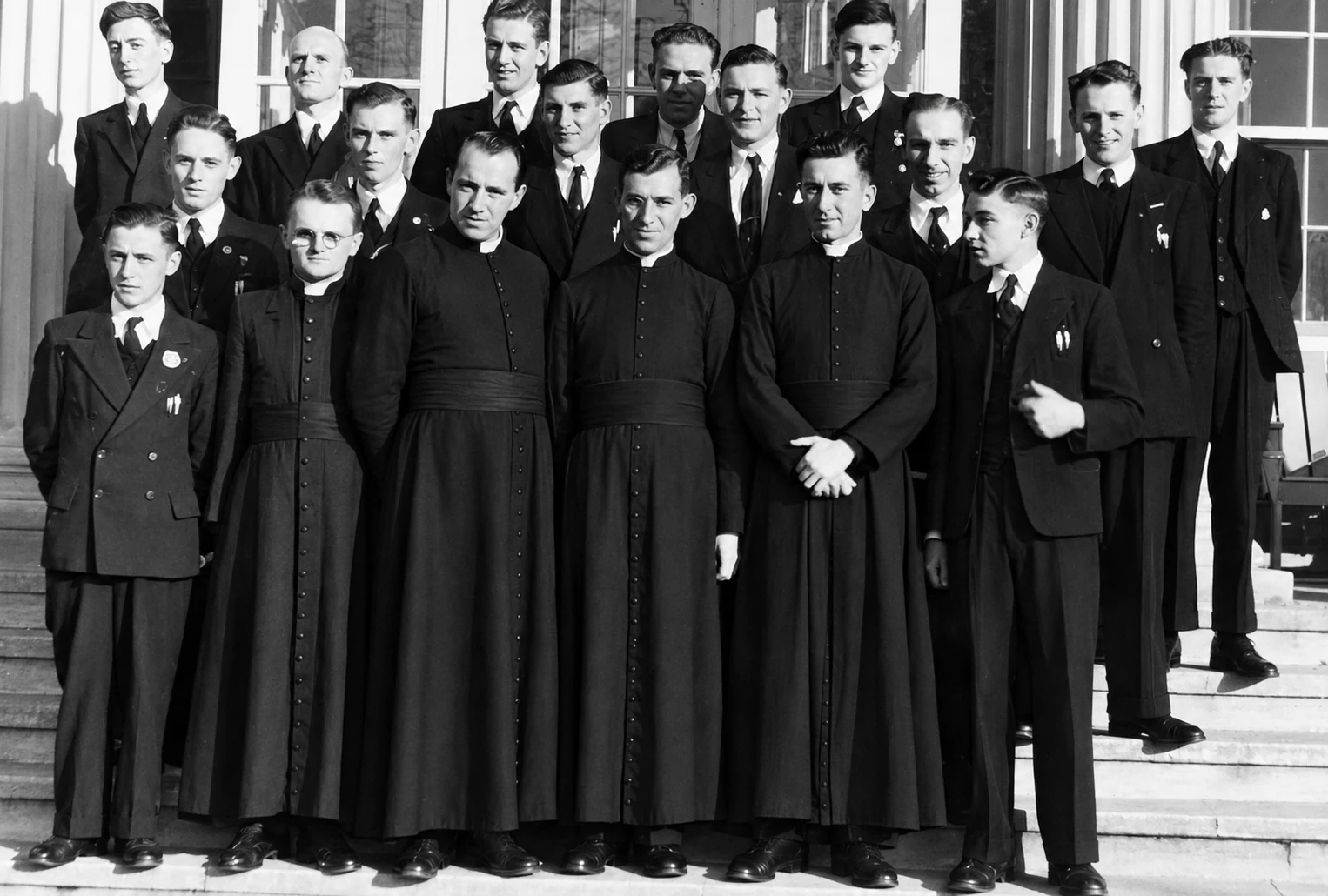 Groupe de séminaristes en 1947